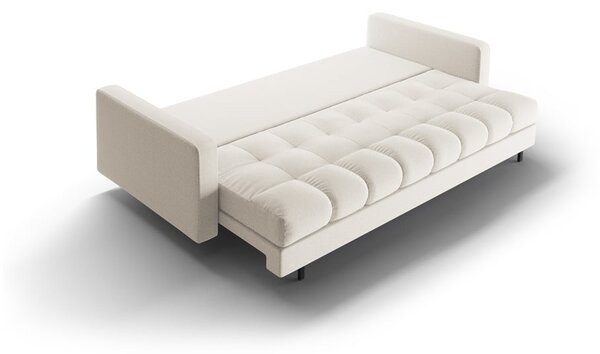 Krémová rozkládací/s úložným prostorem pohovka 222 cm Bali – Cosmopolitan Design