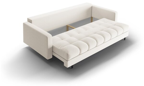 Krémová rozkládací/s úložným prostorem pohovka 222 cm Bali – Cosmopolitan Design