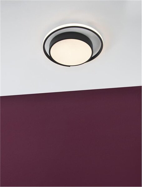 Nova Luce Stropní LED svítidlo ODREY, 30W, ø 40 cm Barva: Bílá