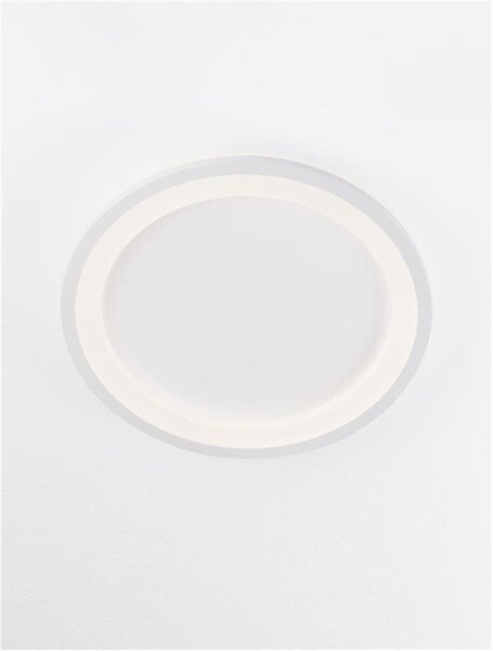 Nova Luce Stropní LED svítidlo OGGY, ø 30 cm, 30W 3000K Barva: Černá