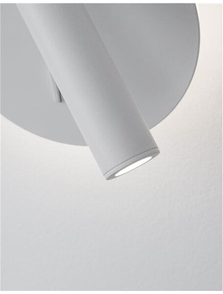 Nova Luce Bodové LED svítidlo PENOR, vypínač na těle, 9W 3000K Barva: Černá