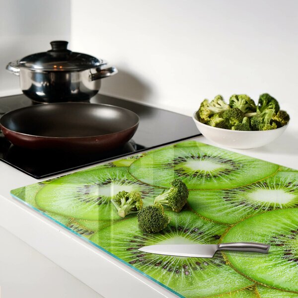 Skleněné krájecí prkénko Plátky kiwi ddk-nr-wm-00006974