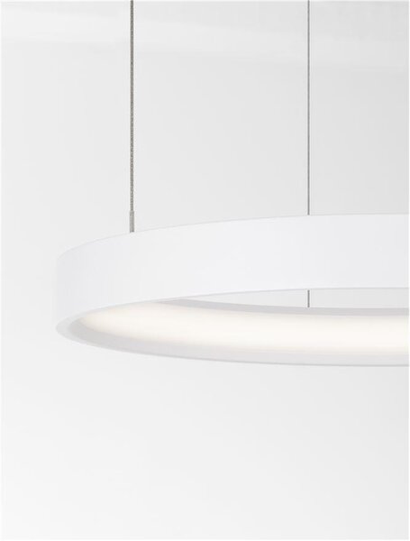 Nova Luce Závěsné LED svítidlo PERRINE, 30W 3000K stmívatelné Barva: Černá
