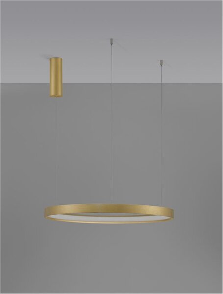 Nova Luce Závěsné LED svítidlo PERRINE, 42W 3000K stmívatelné Barva: Stříbrná