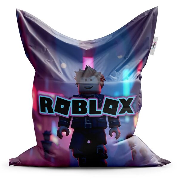 Sablio Sedací vak ROBLOX Neonové město - 150x100 cm