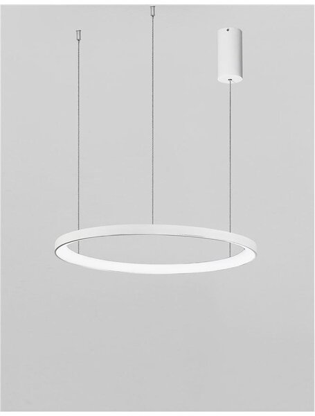 Nova Luce Závěsné LED svítidlo PERTINO, 38W 3000K stmívatelné Barva: Bílá