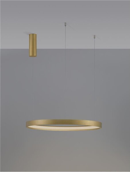 Nova Luce Závěsné LED svítidlo PERRINE, 42W 3000K stmívatelné Barva: Stříbrná