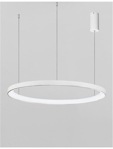 Nova Luce Závěsné LED svítidlo PERTINO, 60W 3000K stmívatelné Barva: Bílá