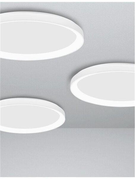 Nova Luce Stropní LED svítidlo PERTINO, 30W 3000K stmívatelné Barva: Bílá