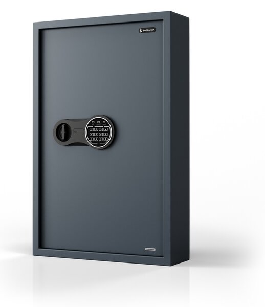 Skříňka na klíče elektronická s vhozem a kódovým zámkem, na 133 klíčů, 430x665x130 mm: BRUCE