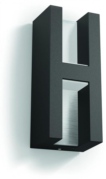 PH 17351/93/P0 LED venkovní nástěnné svítidlo Philips Shadow 17351/93/P0 antracitové 2700K - PHILIPS (915005377301)