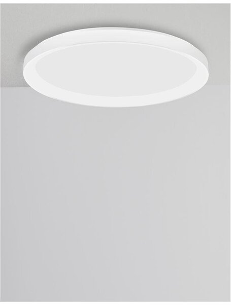 Nova Luce Stropní LED svítidlo PERTINO, 48W 3000K stmívatelné Barva: Černá