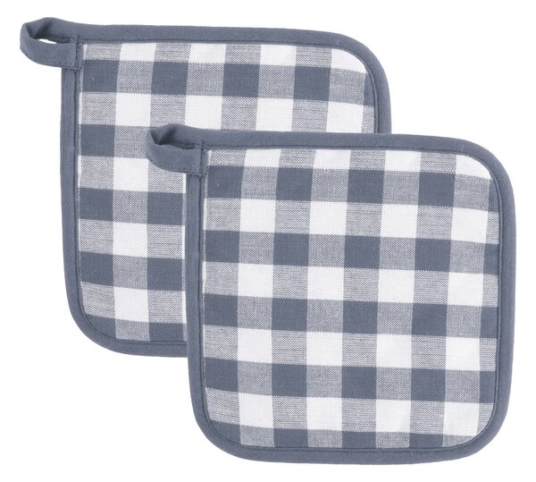 Bavlněné chňapky v sadě 2 ks Gingham – Tiseco Home Studio