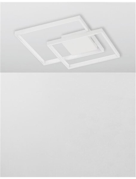 Nova Luce Stropní LED svítidlo PORTO, 30W 3000K stmívatelné Barva: Bílá