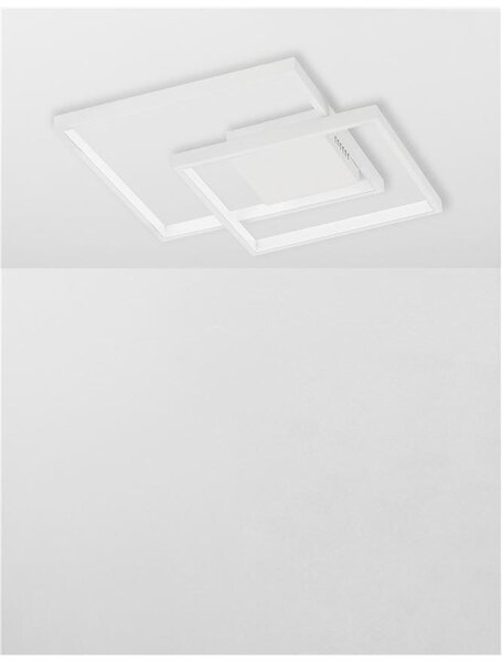 Nova Luce Stropní LED svítidlo PORTO, 30W 3000K stmívatelné Barva: Bílá
