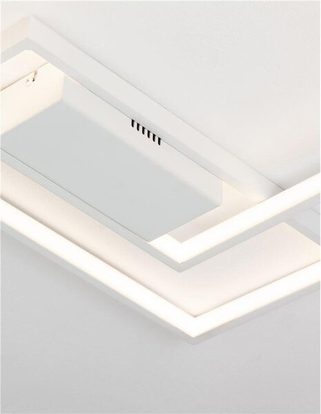 Nova Luce Stropní LED svítidlo PORTO, 30W 3000K stmívatelné Barva: Bílá