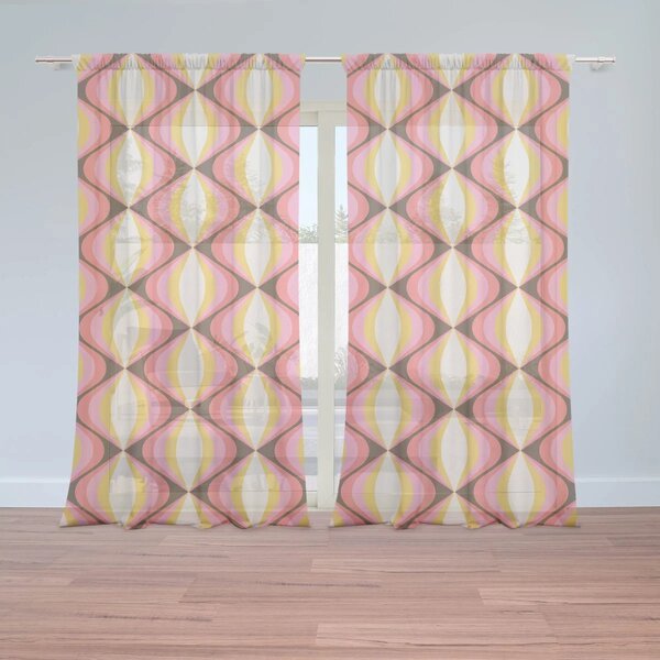 Sablio Záclony Kaleidoskop vzpomínek: 2ks 150x250cm
