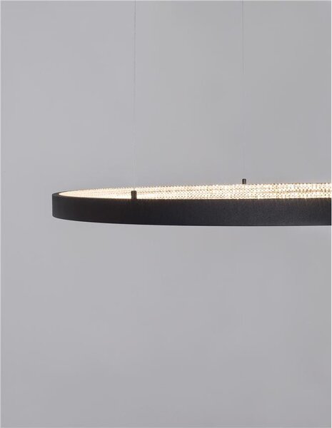 Nova Luce Závěsné LED svítidlo PRESTON, 60W 3000K stmívatelné Barva: Mosaz