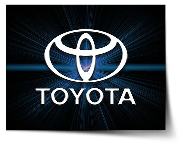 Sablio Plakát Toyota Blue Glow - 60x40 cm
