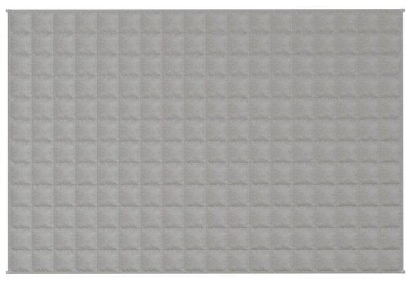 Zátěžová deka šedá 122 x 183 cm 9 kg textil