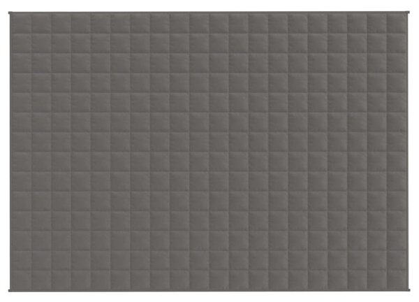 Zátěžová deka šedá 137 x 200 cm 6 kg textil