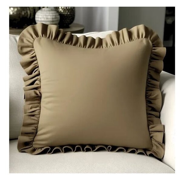 Povlak na polštář s příměsí bavlny 40x40 cm Ruffled – Mila Home