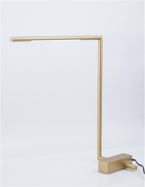 Nova Luce Stolní LED lampa RACCIO, 6.8W 3000K Barva: Zlatá