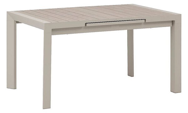 Hliníkový stůl VANCOUVER 142/202x90 cm (ivory)