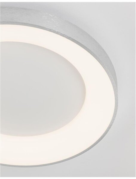 Nova Luce Stropní LED svítidlo RANDO THIN, 50W, stmívatelné Barva: Bílá, Teplota světla: 3000K - teplá bílá