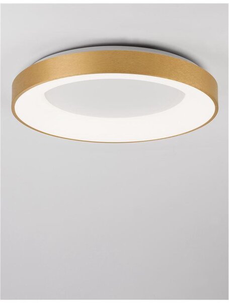 Nova Luce Stropní LED svítidlo RANDO THIN, 50W, stmívatelné Barva: Bílá, Teplota světla: 3000K - teplá bílá