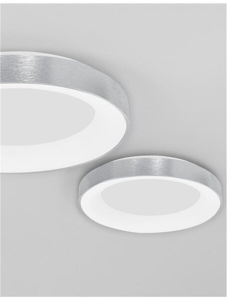 Nova Luce Stropní LED svítidlo RANDO THIN, 50W, stmívatelné Barva: Bílá, Teplota světla: 3000K - teplá bílá
