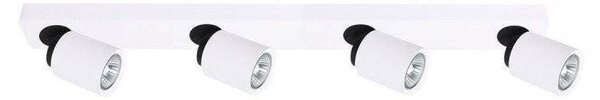 AZZ AZ0665 Stropní a nástěnné bodové svítidlo Azzardo Tomi 4 PR white/grey AZ0665 GU10 4x50W IP20 70cm bílo-šedé - AZZARDO
