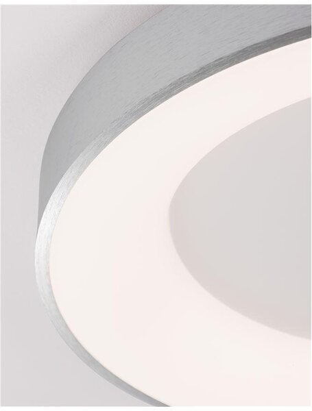 Nova Luce Stropní LED svítidlo RANDO THIN, 50W, stmívatelné Barva: Bílá, Teplota světla: 3000K - teplá bílá