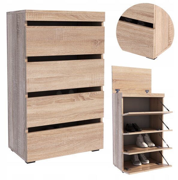 Botník Matkam 60 x 103,8 x 37 cm, dub sonoma