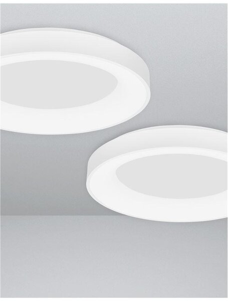 Nova Luce Stropní LED svítidlo RANDO SMART, 50W 3000K - 4000K Tuya stmívatelné Barva: Černá