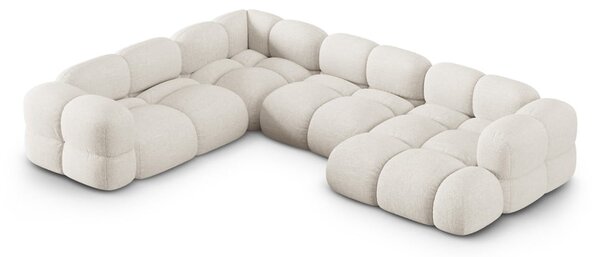Béžová rohová pohovka (levý roh/do "U") Loretto – Cosmopolitan Design