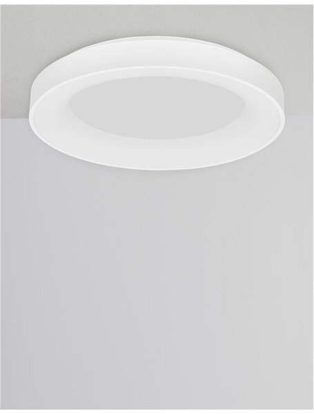 Nova Luce Stropní LED svítidlo RANDO SMART, 50W 3000K - 4000K Tuya stmívatelné Barva: Černá