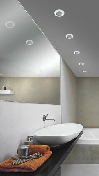 AZZ AZ0808 Koupelnové stropní zápustné bodové svítidlo Azzardo Emilio chrome AZ0808 MR16/GU10 1x50W IP54 9cm chromové - AZZARDO