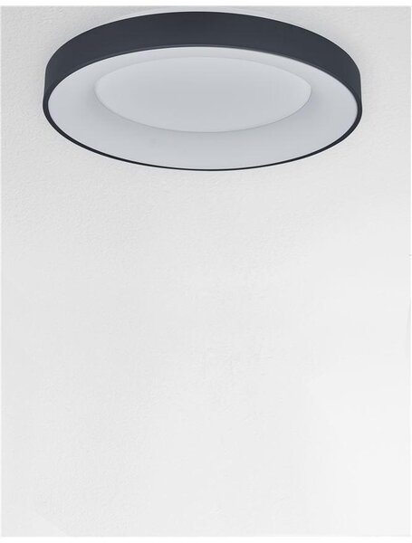 Nova Luce Stropní LED svítidlo RANDO SMART, 50W 3000K - 4000K Tuya stmívatelné Barva: Černá