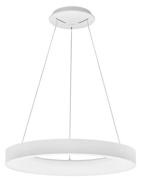Nova Luce Závěsné LED svítidlo RANDO THIN, 50W, stmívatelné Barva: Bílá, Teplota světla: 4000K - denní bílá