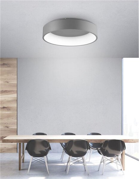 Nova Luce Stropní LED svítidlo RANDO, 42W Barva: Černá, Teplota světla: 3000K - teplá bílá