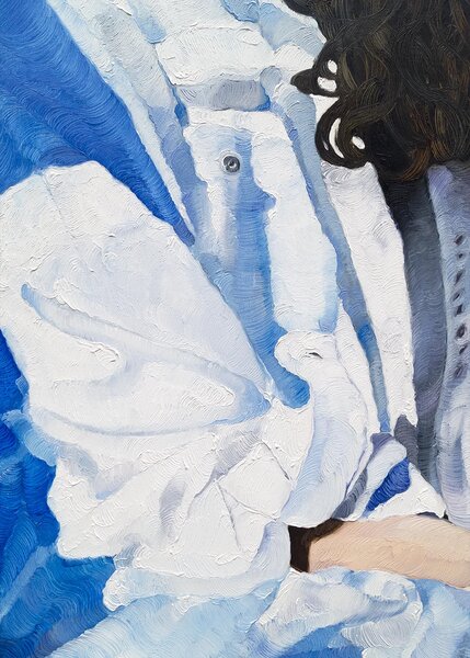 Paper Collective designové moderní obrazy Detail of Eve (70 x 100 cm)