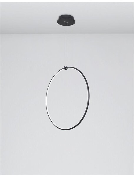 Nova Luce Závěsné LED svítidlo RING, 28W 3000K stmívatelné