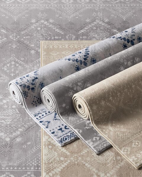 SONGMICS Obdélníkový koberec ORIENT 120x170 cm cappuccino béžový