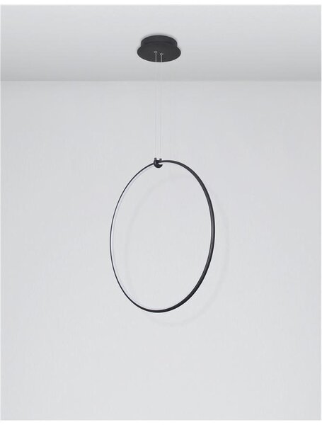 Nova Luce Závěsné LED svítidlo RING, 28W 3000K stmívatelné