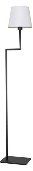 Nova Luce Stojací lampa SAVONA černý hliník E27 1x12W