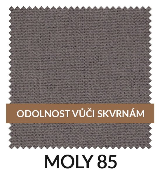 Židle dubová Leon s grafitovým čalouněním M85