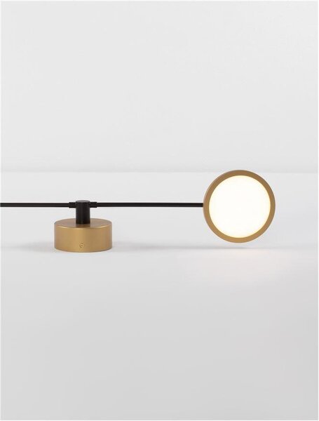 Nova Luce Nástěnné LED svítidlo SCOPE, 18.8W 3000K stmívatelné Barva: Černá
