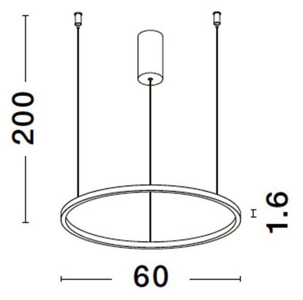 Nova Luce Závěsné LED svítidlo TARQUIN, 36W 3000K stmívatelné Barva: Stříbrná