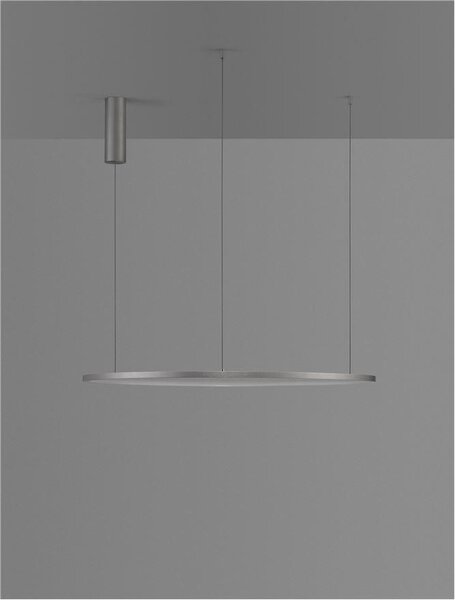 Nova Luce Závěsné LED svítidlo TARQUIN, 48W 3000K stmívatelné Barva: Černá